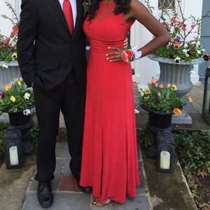Long Red Prom Dress